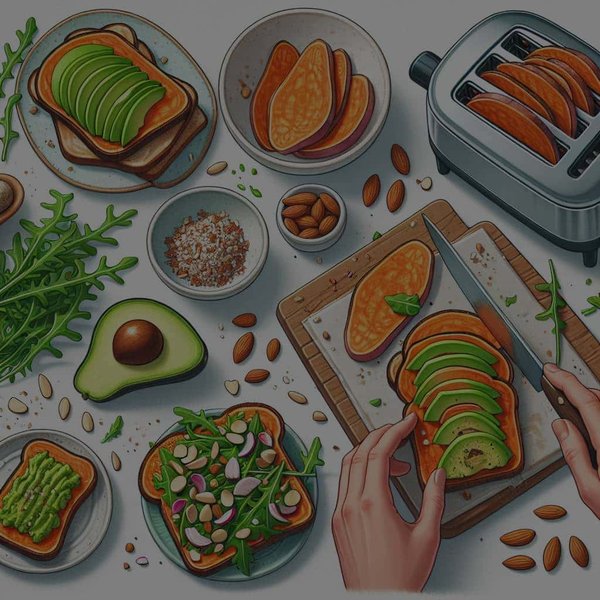 Comment préparer des toasts de patate douce comme alternative au pain ?